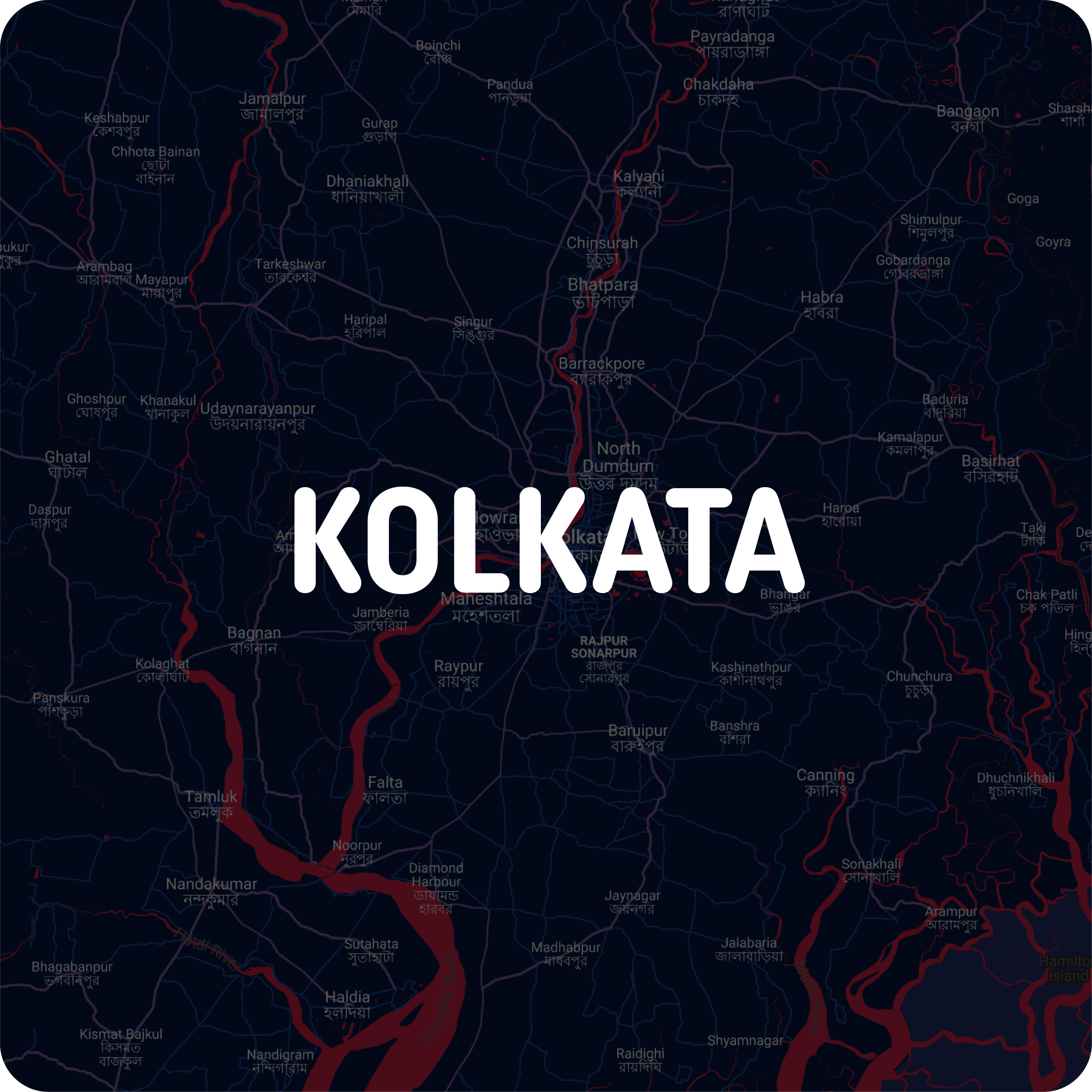 Kolkata -  Map