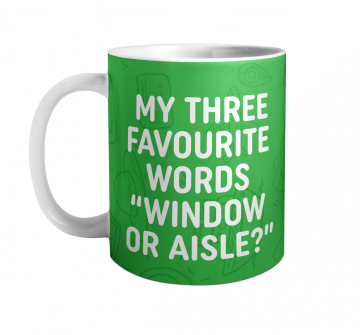 WINDOW OR AISLE MUG