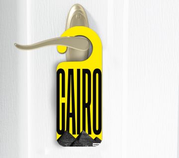 CAIRO-PYRAMIDS OF GIZA DOOR HANGER