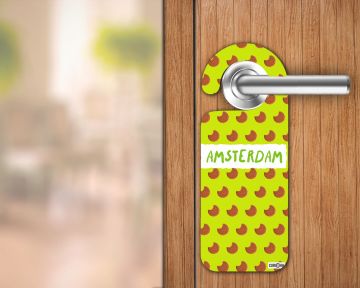 LOVE OF FOOD-AMSTERDAM DOOR HANGER