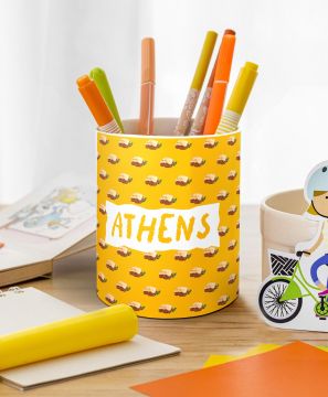 LOVE OF FOOD-ATHENS PEN HOLDER