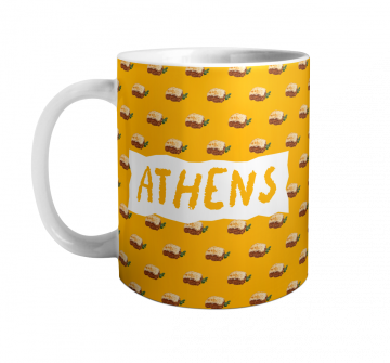 LOVE OF FOOD-ATHENS MUG