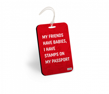 I HAVE STAMPS BAGGAGE TAGS - PACK OF 2