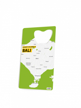 BALI-MAP BOTTLE OPENER