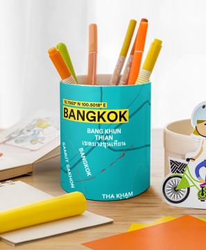 BANGKOK-MAP PEN HOLDER