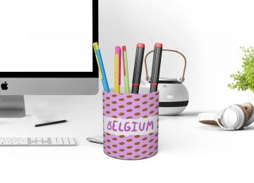 LOVE OF FOOD-BELGIUM PEN HOLDER