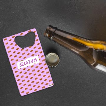 LOVE OF FOOD-BELGIUM BOTTLE OPENER