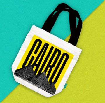 CAIRO-PYRAMIDS OF GIZA TOTE BAG