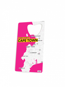 CAPE TOWN-MAP BOTTLE OPENER