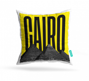 CAIRO-PYRAMIDS OF GIZA CUSHION COVERS - PACK OF 2