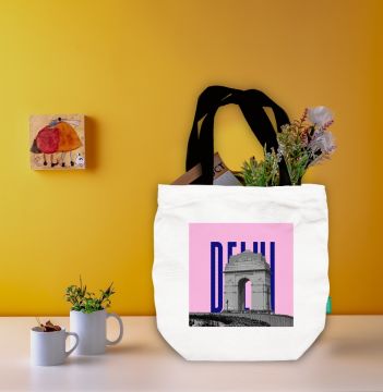 DELHI-INDIA GATE TOTE BAG