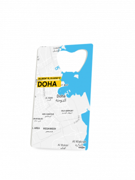 DOHA-MAP BOTTLE OPENER
