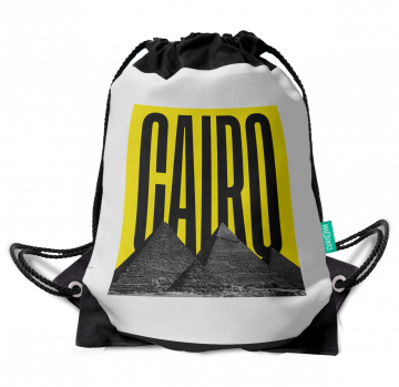 CAIRO-PYRAMIDS OF GIZA DRAWSTRING BAG