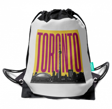 TORONTO-CN TOWER DRAWSTRING BAG