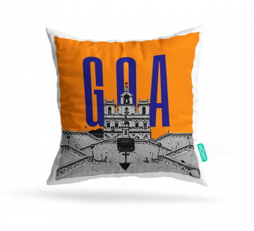 GOA-IMMACULATE CONCEPTION CHURCH CUSHION COVERS - PACK OF 2