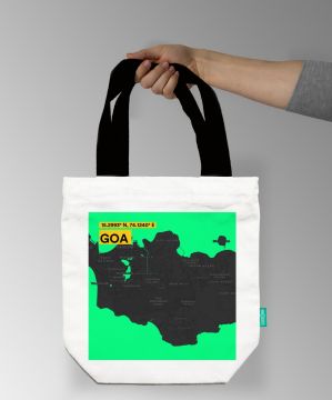 GOA-MAP TOTE BAG