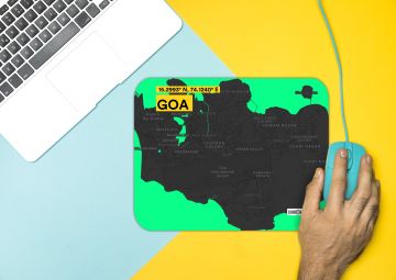 GOA-MAP MOUSE PAD