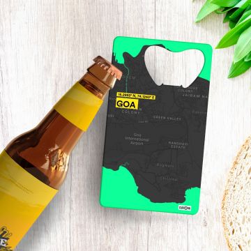 GOA-MAP BOTTLE OPENER