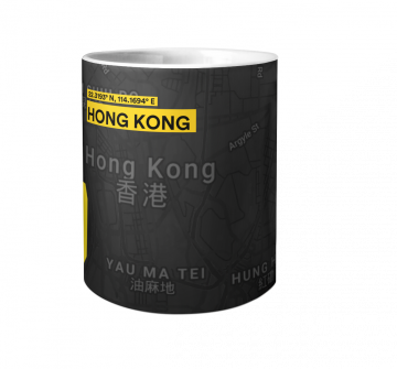 HONG KONG-MAP PEN HOLDER