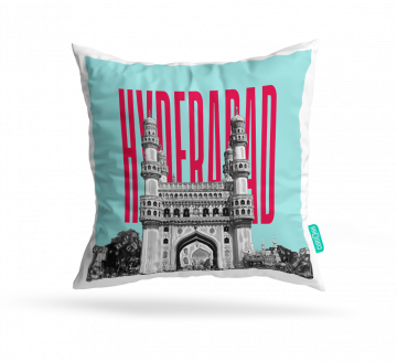 HYDERABAD-CHARMINAR CUSHION COVERS - PACK OF 2