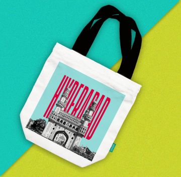 HYDERABAD-CHARMINAR TOTE BAG