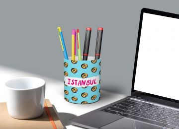 LOVE OF FOOD-ISTANBUL PEN HOLDER