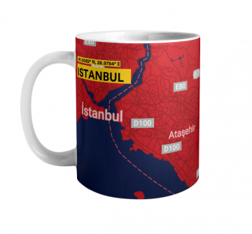 ISTANBUL-MAP MUG