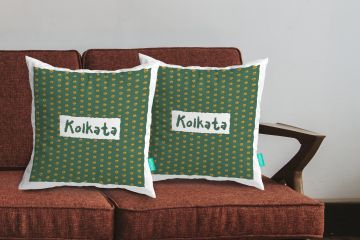 LOVE OF FOOD-KOLKATA CUSHION COVERS - PACK OF 2