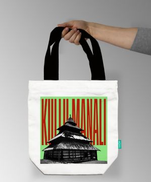 KULLU MANALI-HADIMBA TEMPLE TOTE BAG