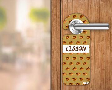 LOVE OF FOOD-LISBON DOOR HANGER