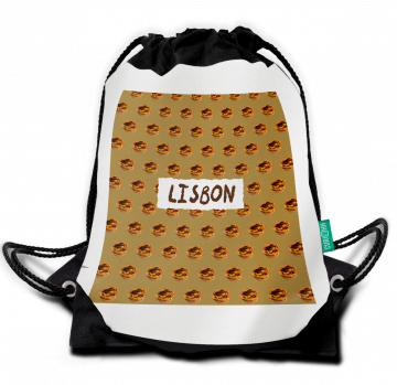 LOVE OF FOOD-LISBON DRAWSTRING BAG