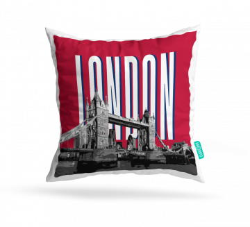 LONDON-TOWER BRIDGE CUSHION COVERS - PACK OF 2