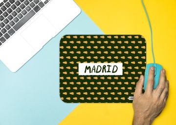 LOVE OF FOOD-MADRID MOUSE PAD