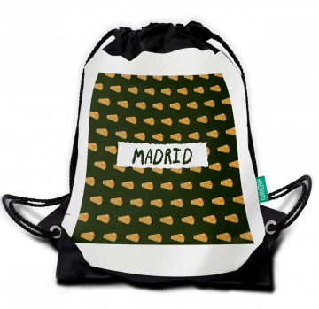 LOVE OF FOOD-MADRID DRAWSTRING BAG