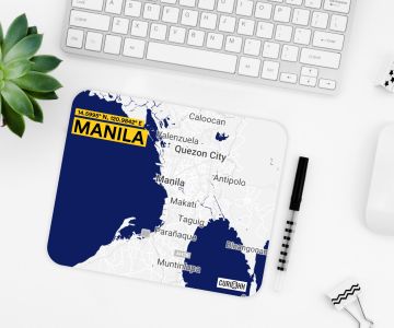 MANILA-MAP MOUSE PAD