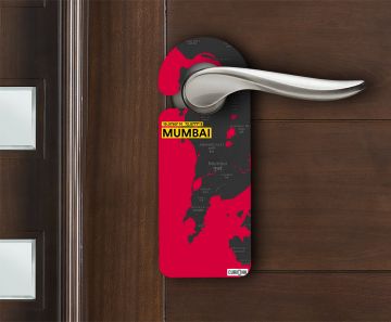 MUMBAI-MAP DOOR HANGER