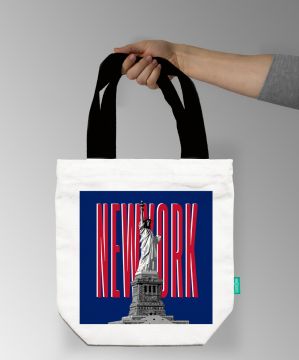 NEW YORK-STATUE OF LIBERTY TOTE BAG