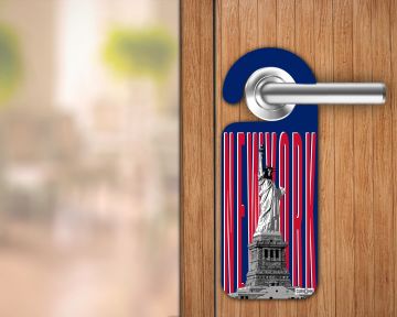 NEW YORK-STATUE OF LIBERTY DOOR HANGER