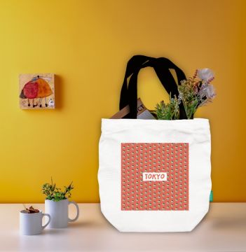 LOVE OF FOOD-TOKYO TOTE BAG