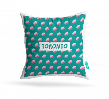 LOVE OF FOOD-TORONTO CUSHION COVERS - PACK OF 2